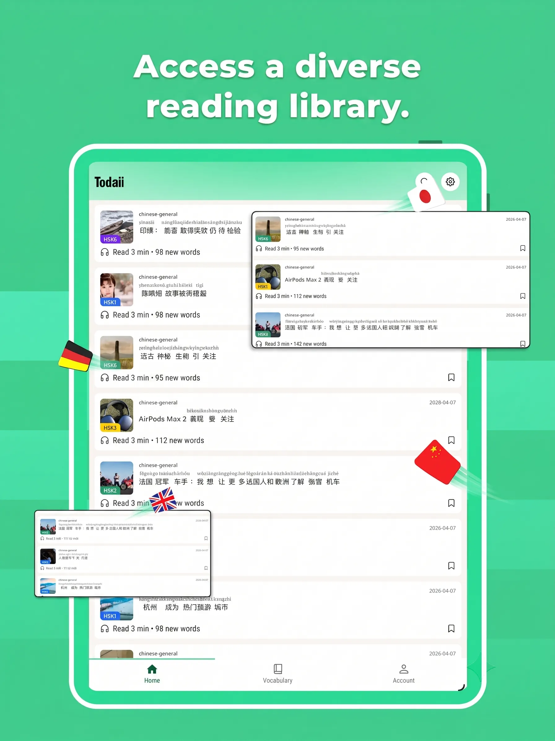 Reading app preview 2
