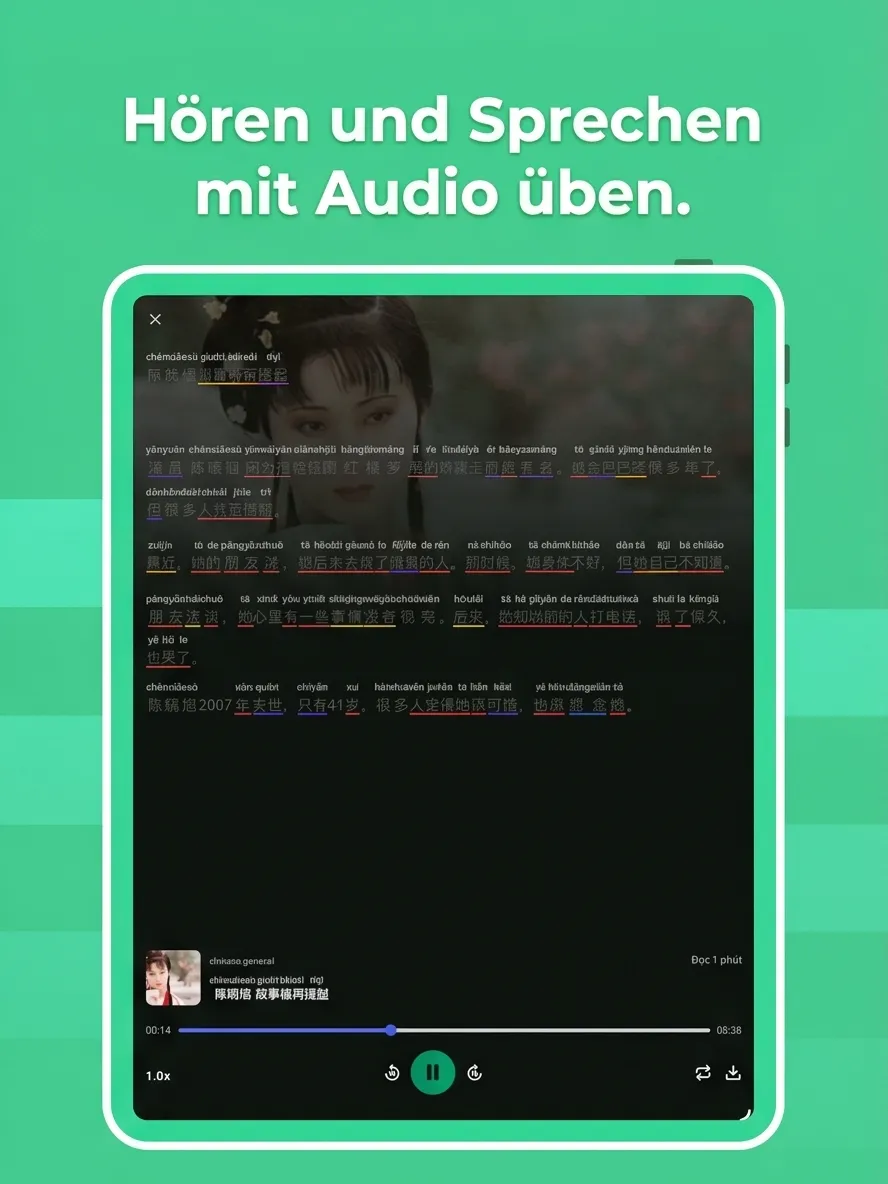 Listening interface preview 2
